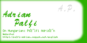adrian palfi business card